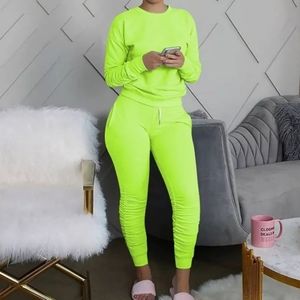NWOT neon joggers set